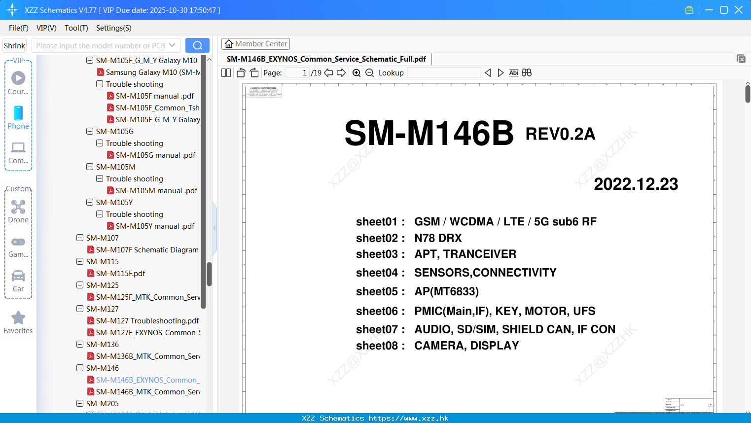 Samsung SM-M146B_EXYNOS_Common_Service_Schematic_Full